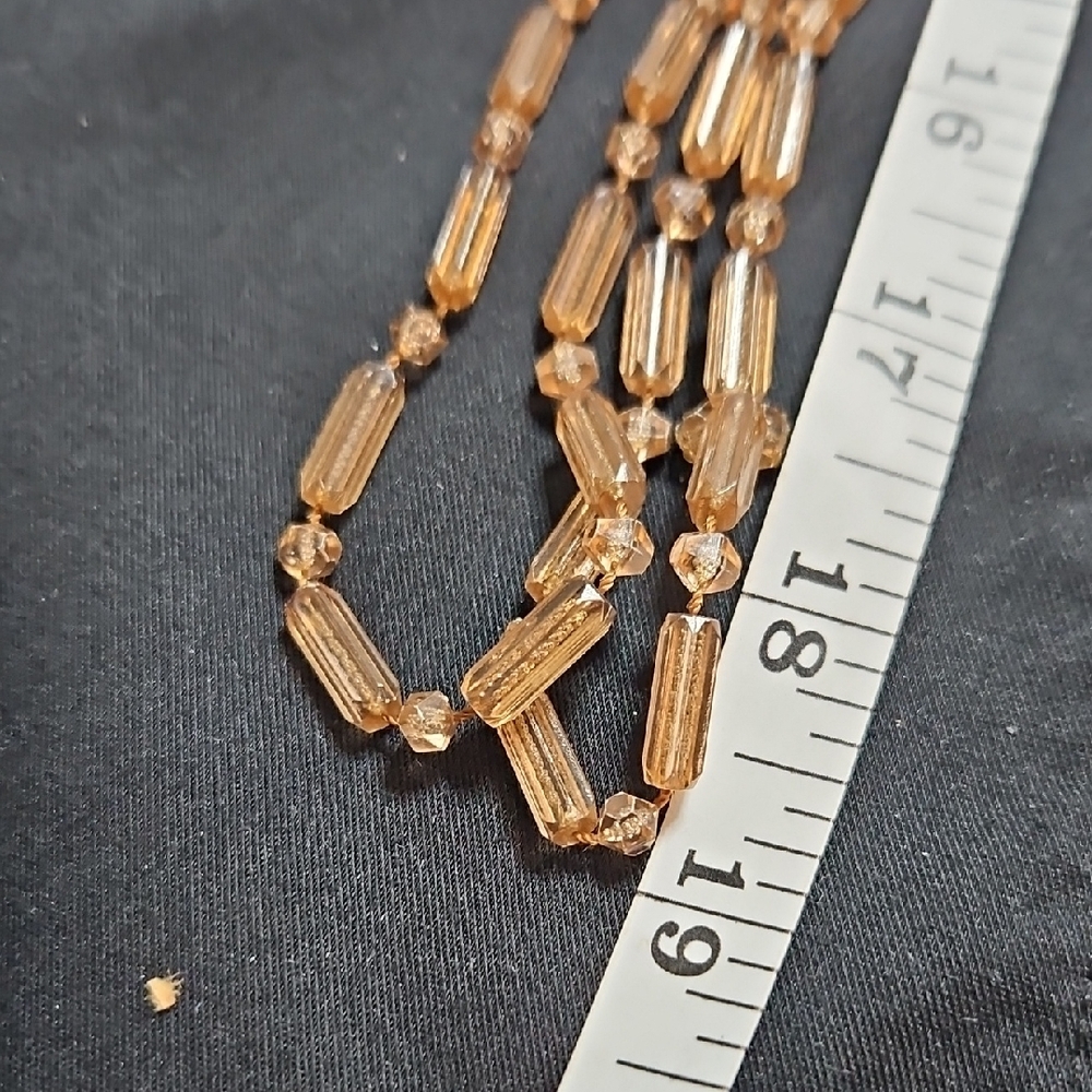 Pinkish Beaded Double-Strand Necklace - Picture 7 of 8